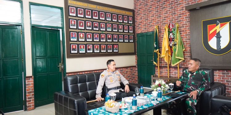 Kapolres Seruyan Laksanakan Silahturahmi ke Batalyon 631/Antang
