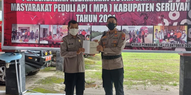 Kapolres Seruyan Silaturrahmi dan Koordinasi dengan Kepala BPBD Kabupaten Seruyan