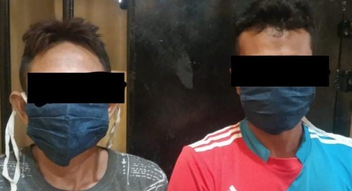 Temukan Bekas Jejak Kaki, Petugas Amankan Dua Orang Pencuri Sawit