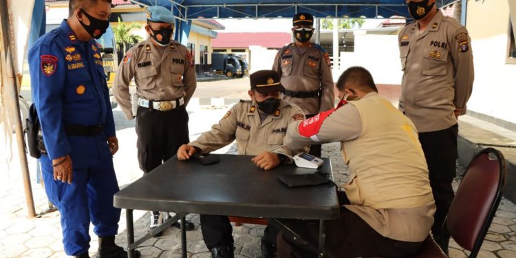 Kasipropam Dampingi Pemeriksaan Kesehatan Para PPJU dan Personel