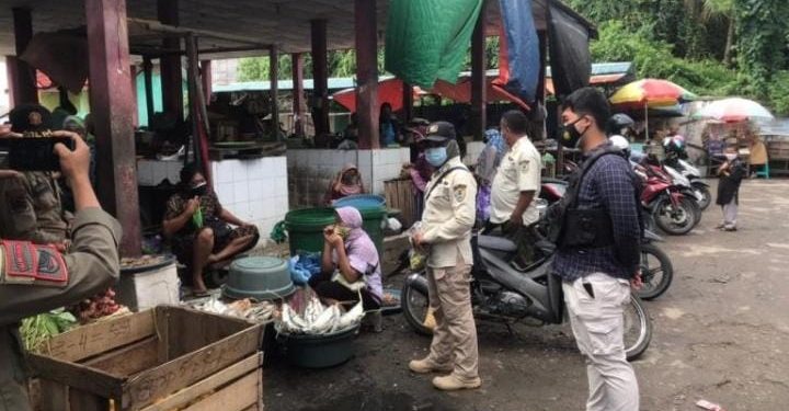 Gabungan Personil Polres Seruyan Laksanakan Giat Ops Yustisi