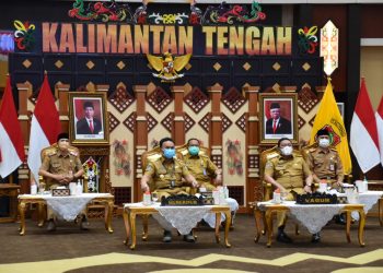 Gubernur Hadiri Penyerahan DIPA dari Presiden Secara Vitual