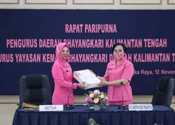 Pengurus Daerah Bhayangkari Kalteng Gelar Rapat Paripurna