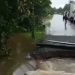 Gorong-gorong di Km 1 Jalan Kasongan-Kereng Pangi Jebol
