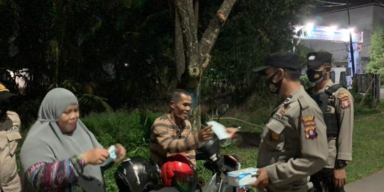 Tidak Pernah Bosan Polres Seruyan Himbau Warga Agar Patuhi Prokes