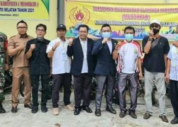 Seluruh Cabor Terima LPj Pengurus KONI Barsel Periode 2017-2021