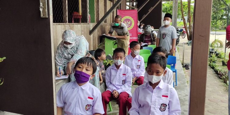 Binda Kalteng Mulai Vaksinasi Anak 6-11 Tahun