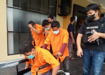 Berusaha Kabur Residivis Komplotan Curat Asal Sulawesi Selatan Diterjang Timah Panas