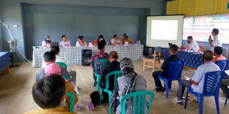 DSPMD Barsel Sosialisasikan Perbup PAW Kades di Desa Baru