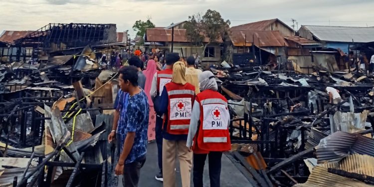 Pasca Kebakaran, Puluhan Kepala Keluarga Kehilangan Tempat Tinggal