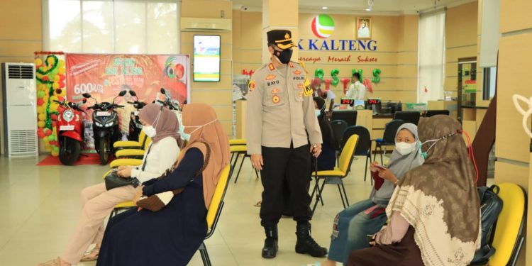 Kapolres Seruyan Himbauan Prokes di BPK Kuala Pembuang