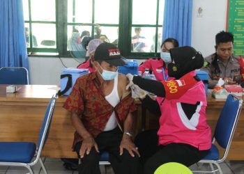 Kodim 1012/Buntok Mengadakan Vaksinasi Massal Covid-19 Untuk Capai Target