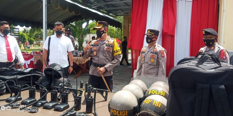 Kapolres Seruyan Cek Sarana dan Prasarana Polsek Seruyan Hilir