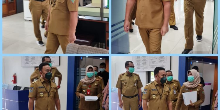 Gubernur H.Sugianto Sabran  Kunjungi Kantor Dislutkan Prov. Kalteng