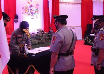 Kapolda Kalteng Pimpin Sertijab 8 Pejabat Utama dan 5 Kapolres