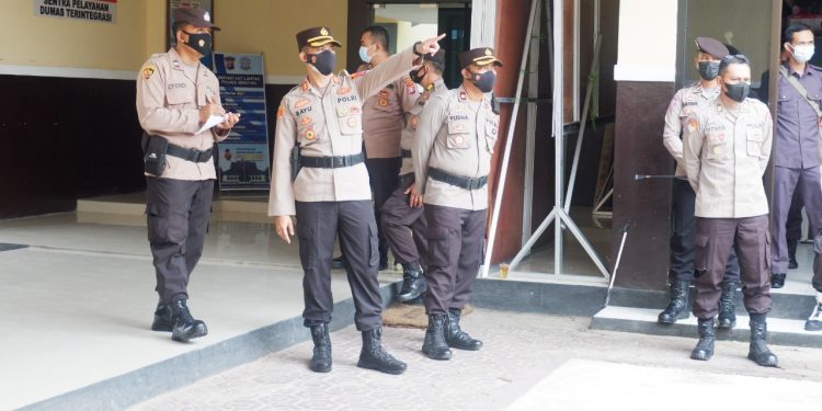 Kapolres Seruyan Cek Kondisi Bangunan Ruang Bagren
