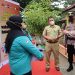 Kapolres Seruyan Semangati Nakes Saat Pelaksanaan Vaksinasi Anak