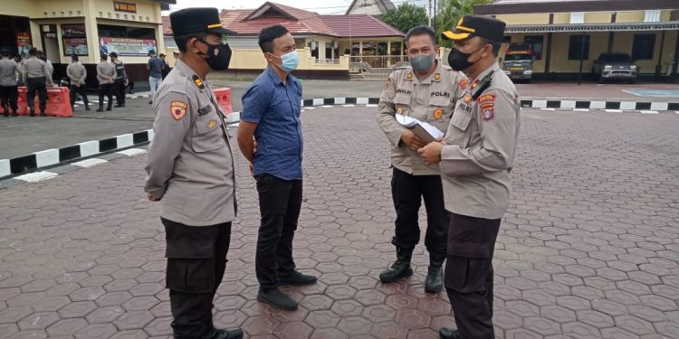 Wakapolres Seruyan Beri Pengarahan PLH Kapolsek Serteng dan Serhul