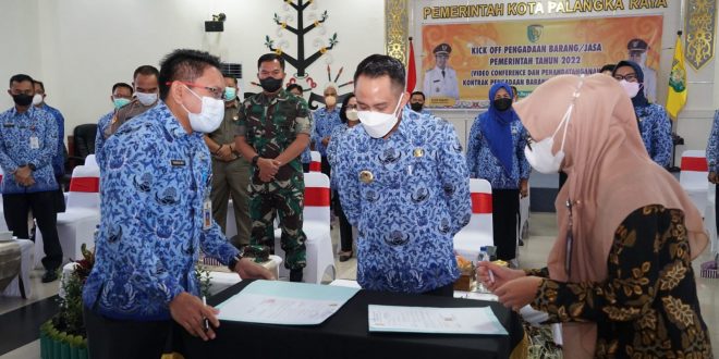 Wali Kota Hadiri Kick Off Penandatanganan Kontrak Pengadaan Barang dan Jasa