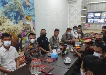 Kapolres Barsel Gelar Pertemuan Bersama Ormas dan Lembaga Adat Dayak
