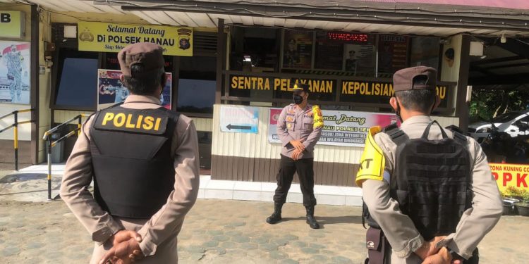 Kapolsek Ingatkan Anggota Untuk Tetap Disiplin Dalam Bertugas   