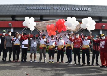 Pj. Sekda Kalteng H. Nuryakin Buka Fun Bike dan Soft Launching Tour de hart of Borneo