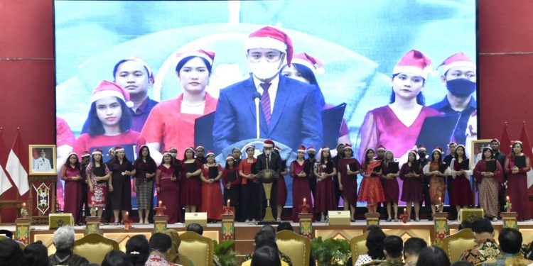 Natal Prov.Kalteng Tahun 2021, Wagub H. Edy Pratowo Ajak Masyarakat Berbuat Kebaikan