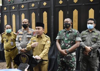 Gubernur Sugianto: Tangani Covid 19 Dengan Kerjasama Seluruh Stakeholder