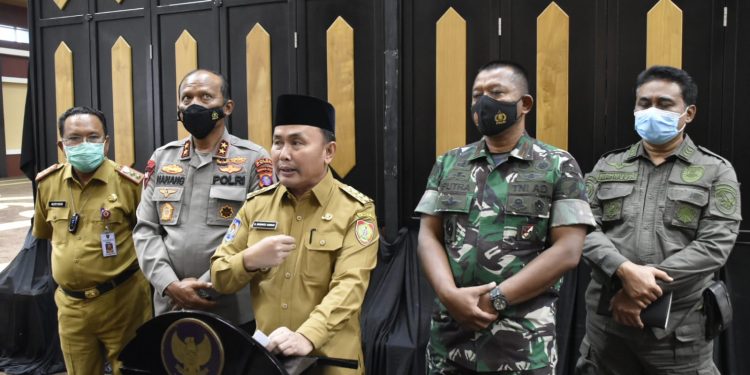 Gubernur Sugianto: Tangani Covid 19 Dengan Kerjasama Seluruh Stakeholder