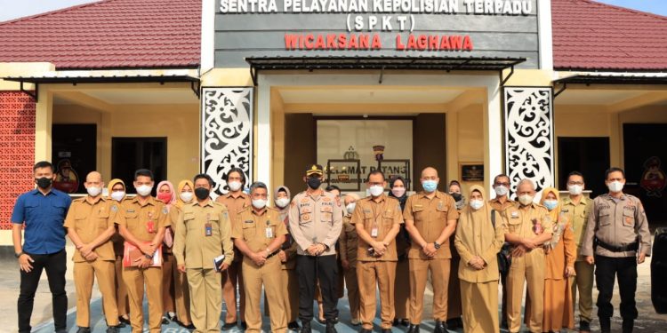 Kapolres Seruyan Menerima Tim Studi Tiru Pembangunan ZI Pemkab Seruyan