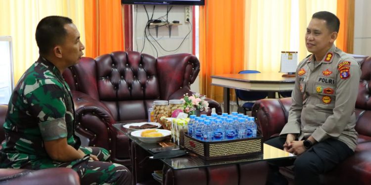 Kapolres Seruyan-Dandim 1015/Sampit Berkoordinasi Tangani Covid-19   