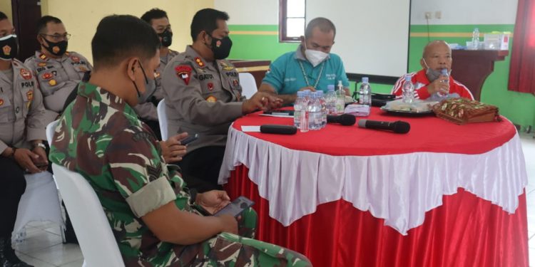 Kapolres Seruyan Ikuti Vicon dengan Presiden dan Kapolri