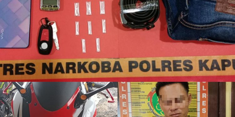 Miliki Sabu 3,91 Gram, MT Diamankan Satresnarkoba Polres Kapuas