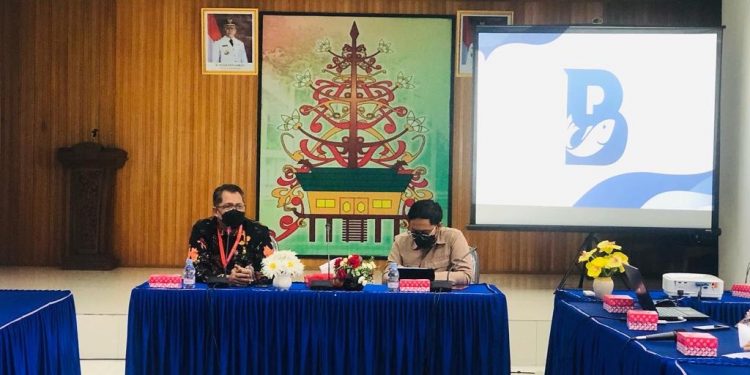 Kadislutkan Pimpin Rapat Aplikasi Marketplace Jual Beli Produk Perikanan Pro Ikan Makin Berkah