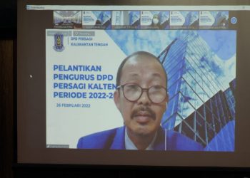 Sekjen DPP PERSAGI Lantik Pengurus DPD PERSAGI Kalteng Periode 2022-2027