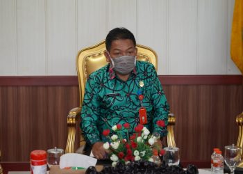 Plt. Karo PBJ Suharno Hadiri Penandatanganan Surat Edaran bersama Mendagri dan Kepala LKPP Secara Virtual