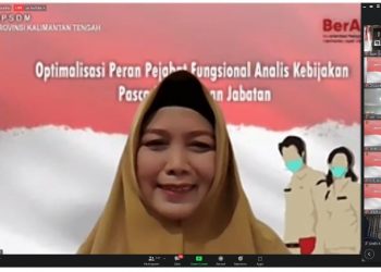 Kepala BPSDM Kalteng Buka Webinar Optimalisasi Peran Pejabat Fungsional Analis Kebijakan Pasca Penyetaraan Jabatan