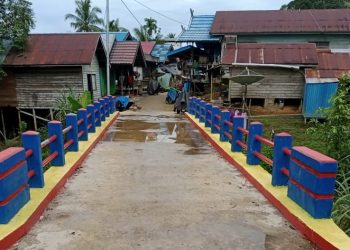 Pemdes Panu’ut Bangun Infrastruktur Jembatan dan Jalan