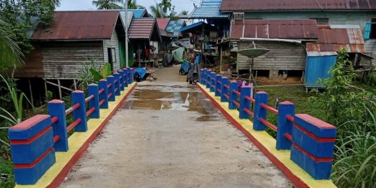 Pemdes Panu’ut Bangun Infrastruktur Jembatan dan Jalan