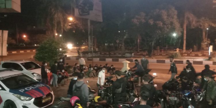Puluhan Pelaku Balap Liar Digulung Satlantas Polresta Palangka Raya