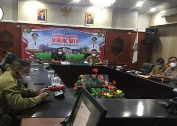 Bupati Mura Perdie M. Yoseph Hadiri Rakor Pemberantasan Korupsi Se-Kalteng