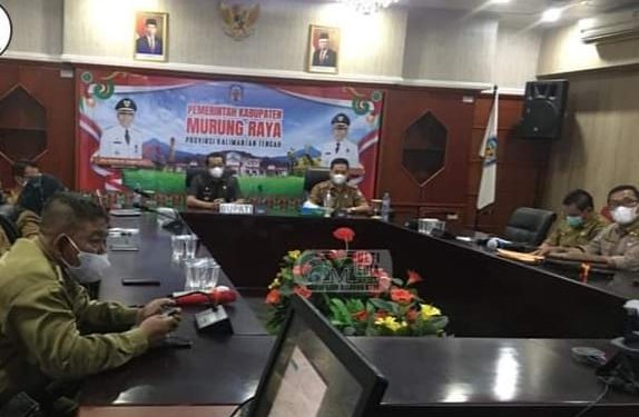 Bupati Mura Perdie M. Yoseph Hadiri Rakor Pemberantasan Korupsi Se-Kalteng