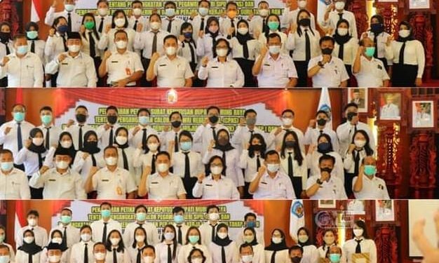 Sebanyak 80 orang Terima SK Pengangkatan CPNS dan PPPK