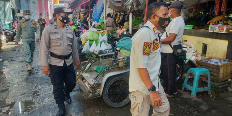 Antisipasi Covid-19, Anggota Polres Seruyan Laksanakan Operasi Yustisi