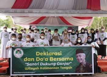 Sambut Ramadan, Ratusan Mahasantri Deklarasi Dukung Ganjar