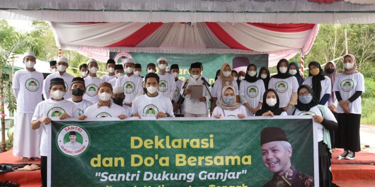 Sambut Ramadan, Ratusan Mahasantri Deklarasi Dukung Ganjar