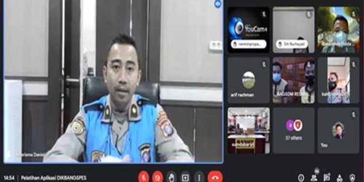 Terobosan Biro SDM Polda Kalteng Buat Tiga Aplikasi Pendidikan Personil