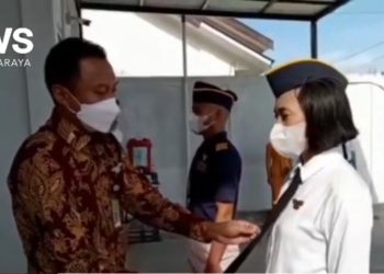 6 Siswa Avsec dan 3 Siswi Ground Staff Bina Angkasa Putra Aviation Diberangkatkan Ke Pontianak-Kalbar