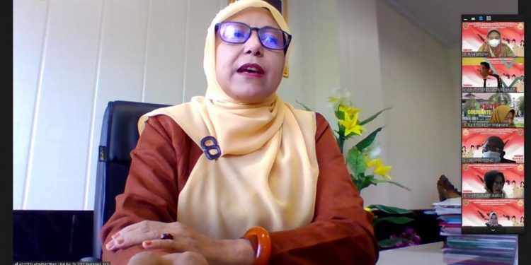 Asisten Adum Lies Fahimah Beri Ceramah Umum Peserta Pelatihan Kepemimpinan Administrator