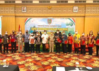 SAHLI Gubernur Kalteng Bidang Pemerintahan, Hukum dan Politik Buka Rakorda Lingkungan Hidup Tahun 2022